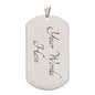 To My Son Dog Tag - I Believe In You - Love, Mom