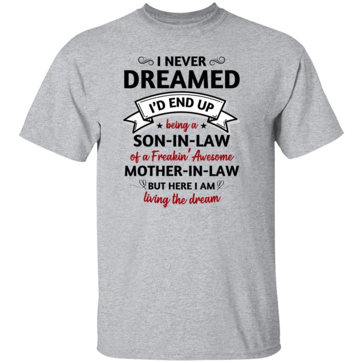 SON-IN-LAW LIVING THE DREAM - BLACK LETTERS
