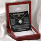 To My Daughter Never Forget That I Love You - Love Knot Necklace - Love, Dad