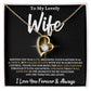 To My Wife - Meeting You Was Fate Necklace